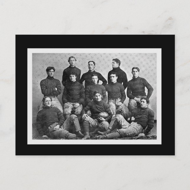 Fußball Party Einladung Postkarte (Vorderseite)