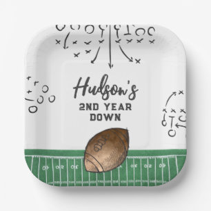 Fußball-Party Teller   Teller von Fußballpapieren