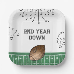 Fußball-Party Teller   Teller von Fußballpapieren