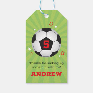 Fußball-Party Vielen Dank für Ihre Unterstützung T Geschenkanhänger