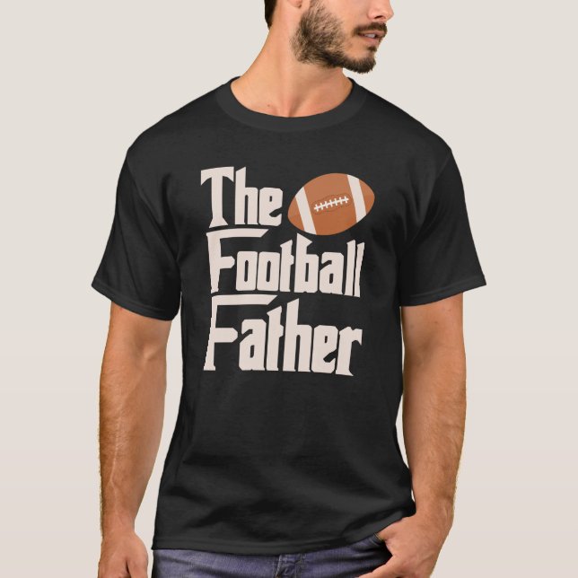Fußball Pater Bester Vater je Weihnachtsgeschenk T-Shirt (Vorderseite)