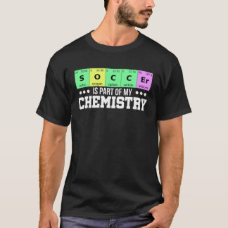 Fußball Periodensystem Fußball ist meine Chemie T-Shirt