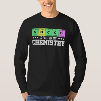 Fußball Periodensystem Fußball ist meine Chemie T-Shirt