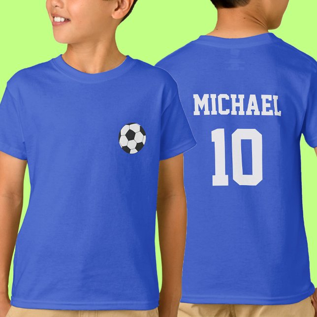 Fußball Personalisiert Name und Nummer T-Shirt (Von Creator hochgeladen)