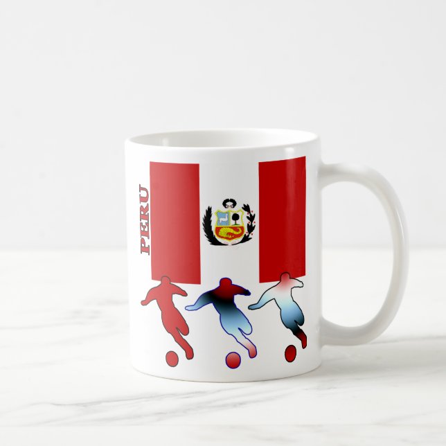 Fußball-Peru-Tasse Tasse (Rechts)