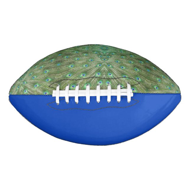 Fußball - Pfauenfeathers und Royal Blue Feathers Football (Vorderseite)