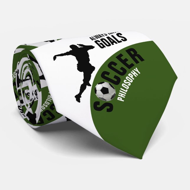 Fußball-Philosophie Krawatte (Gerollt)