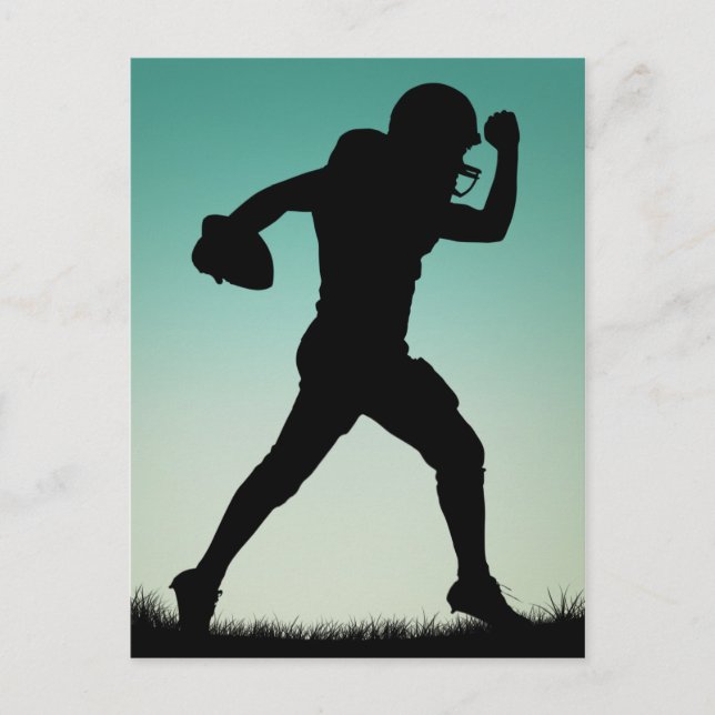 Fußball-Player-Postkarte Postkarte (Vorderseite)