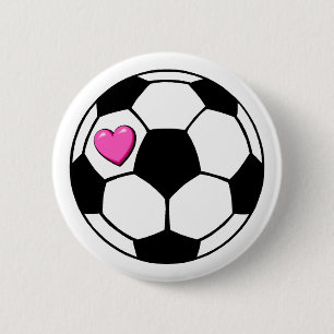 Fußball (Pnk Hrt) Button