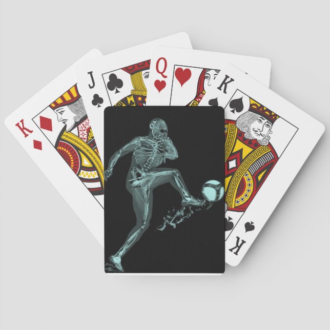 FUSSBALL POKER CARD DESIGN SPIELKARTEN (Rückseite)