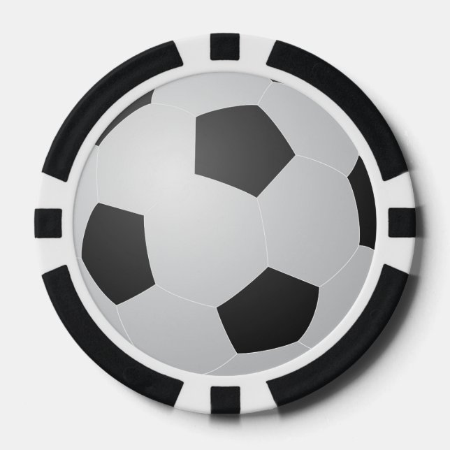 Fußball Pokerchips (Vorderseite)