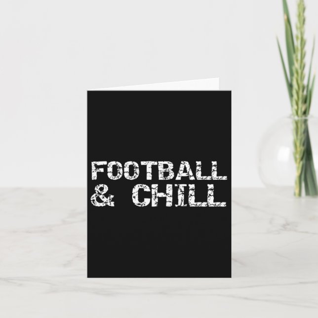 Fußball-Pokergeschenk für Männer Karte (Vorderseite)