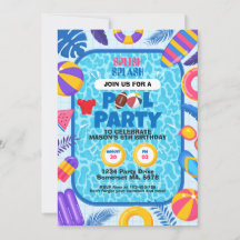 Fußball-Poolparty-Geburtstag