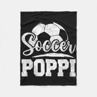 Fußball Poppi Fußball Spieler Tag Vater&#; s Da Fleecedecke