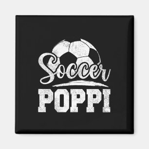 Fußball Poppi Fußball Spieler Tag Vater&#; s Da Magnet
