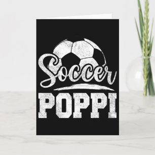 Fußball Poppi Fußballspieler Spieltag Vatertag Karte