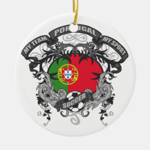 Fußball Portugal Keramikornament
