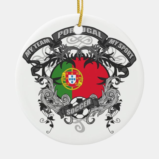 Fußball Portugal Keramikornament (Vorne)