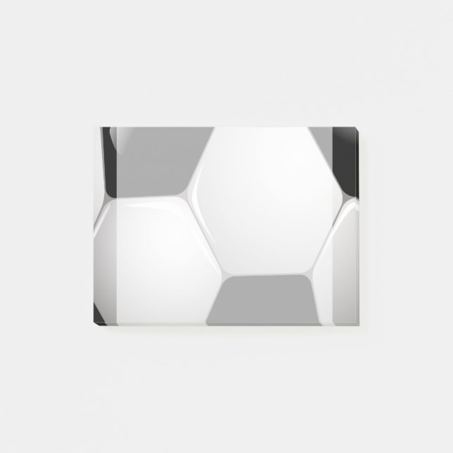 Fußball Post-it Klebezettel (Vorderseite)