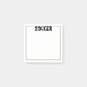 Fußball post-it klebezettel