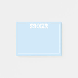 Fußball  post-it klebezettel