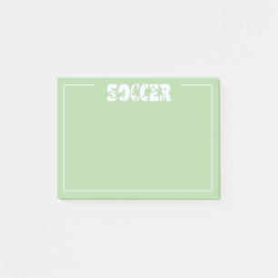 Fußball  post-it klebezettel