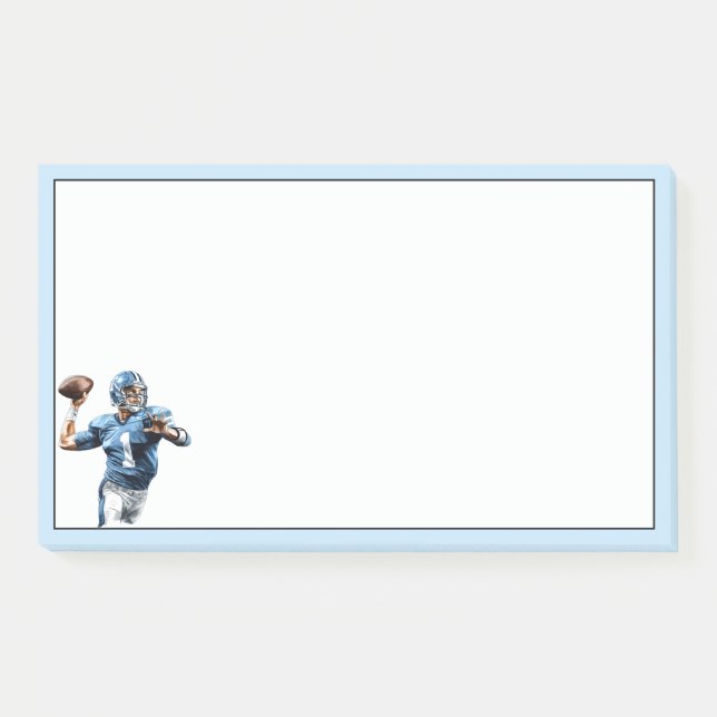 Fußball  post-it klebezettel (Vorderseite)