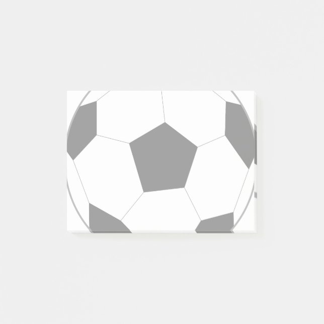 Fußball Post-it Klebezettel (Vorderseite)