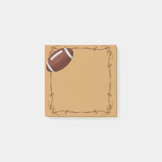 Fußball  post-it klebezettel (Vorderseite)