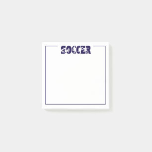 Fußball  post-it klebezettel