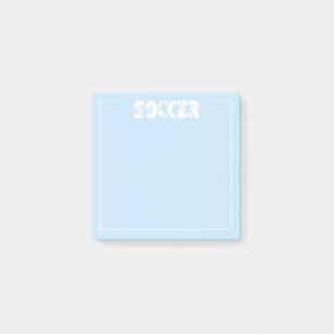Fußball  post-it klebezettel