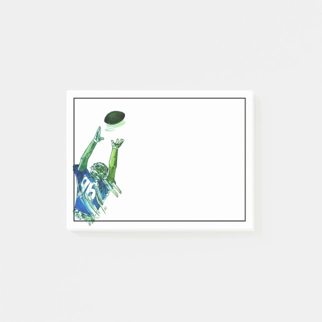 Fußball Post-it-Notes Post-it Klebezettel (Vorderseite)