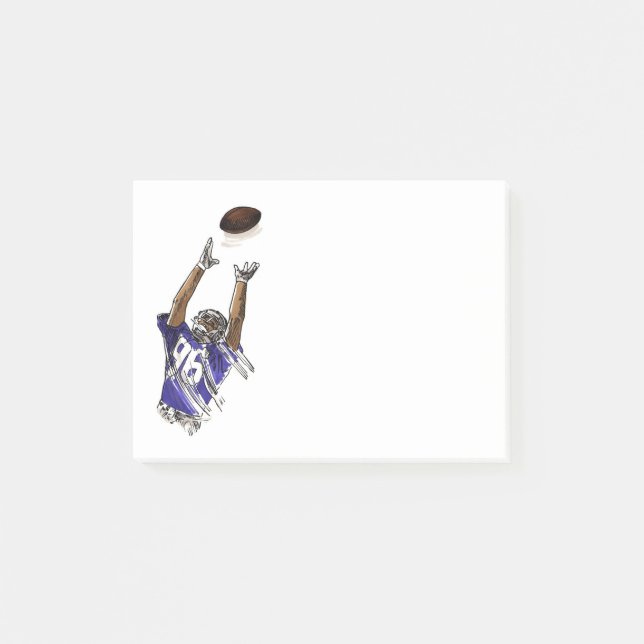 Fußball - Post-it-Notes Post-it Klebezettel (Vorderseite)