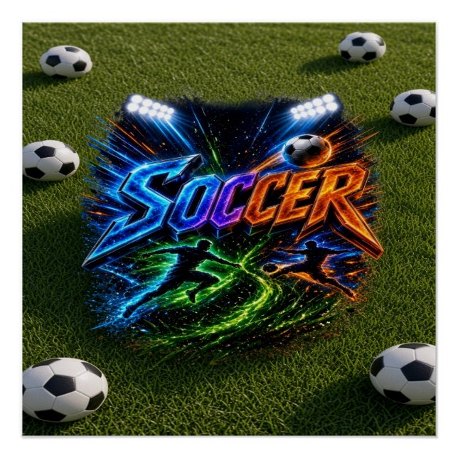 Fußball Poster (Vorderseite)