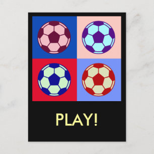 Fußball Postkarte
