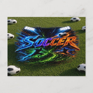 Fußball Postkarte