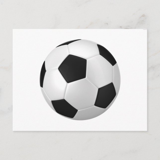 Fußball Postkarte (Vorderseite)