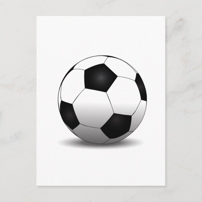 Fußball Postkarte (Vorderseite)