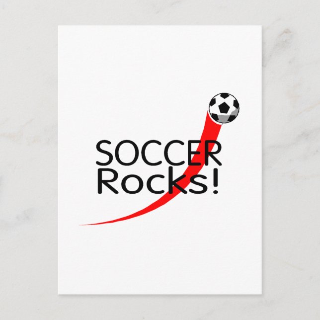 Fußball Postkarte (Vorderseite)