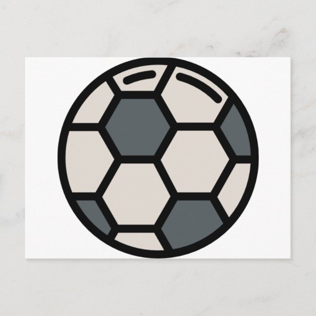 Fußball Postkarte (Vorderseite)