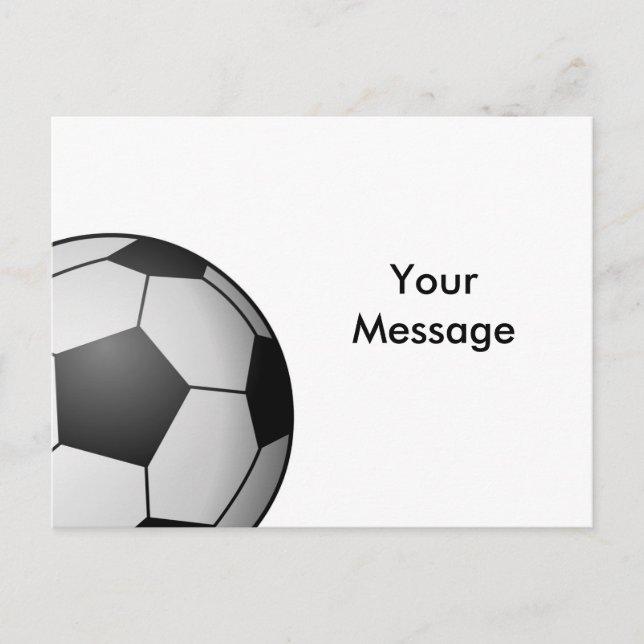 Fußball Postkarte (Vorderseite)