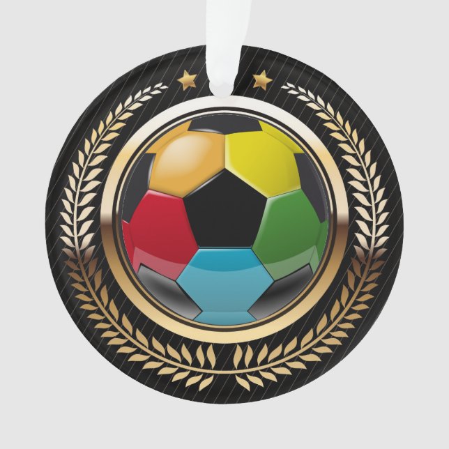 Fußball-Preis, Geschenk, Ornament (Vorderseite)
