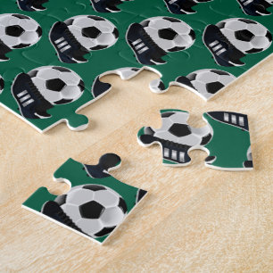 Fußball-Puzzle Grün Puzzle