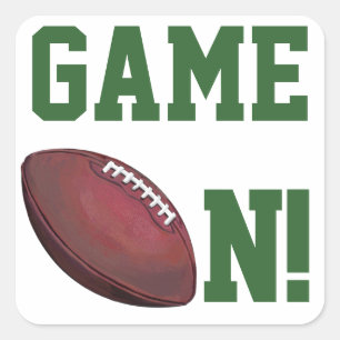 Fußball Quadratischer Aufkleber