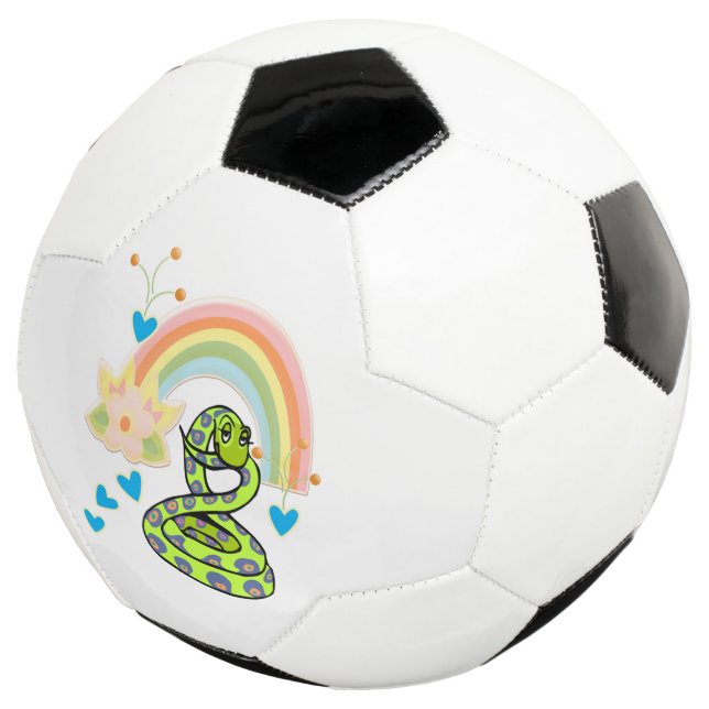 Fußball-Rainbow-Wurm Fußball (Dreiviertel)