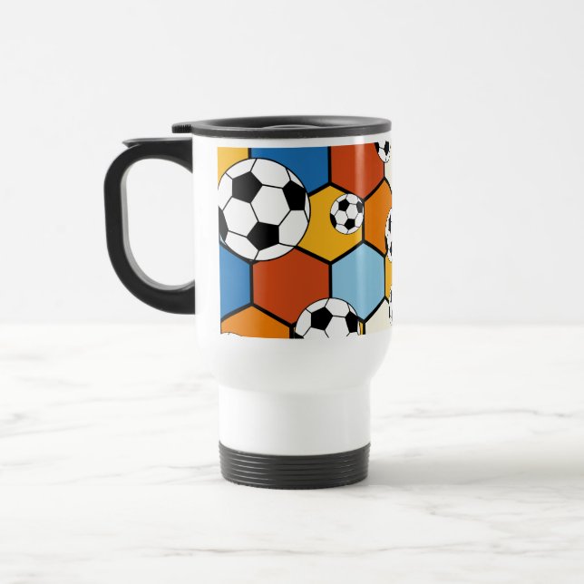 Fußball Reisebecher (Links)