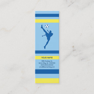 Fußball: Retro-Stil: Mini Visitenkarte