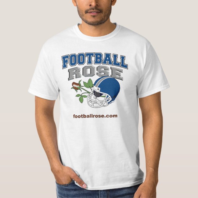 Fußball-Rosen-Logo T-Shirt (Vorderseite)