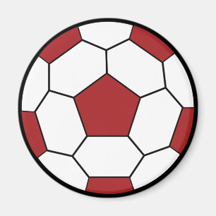 Fußball-Rot-Magnet Magnet