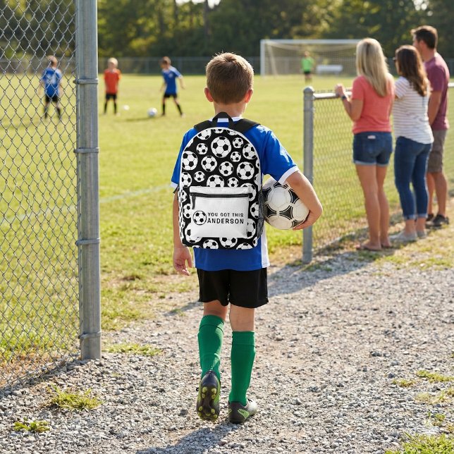 Fußball-Rucksack Bedruckter Rucksack (Empower a special soccer player in your life with this, "You got this" personalized backpack! )